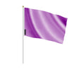 Mini drapeaux france polyester à main violet clair