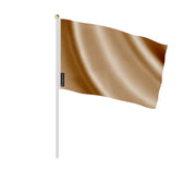 Mini drapeaux marron france polyester pour célébrations nationales