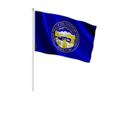 Mini drapeaux nebraska en polyester pour célébrations nationales