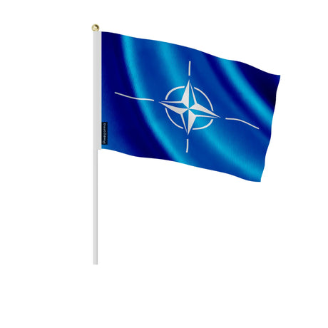 Mini drapeaux otan en polyester pour célébrations nationales