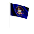 Mini drapeaux utah en polyester à tenir pour célébrations