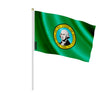 Mini drapeaux washington en polyester pour décoration festive