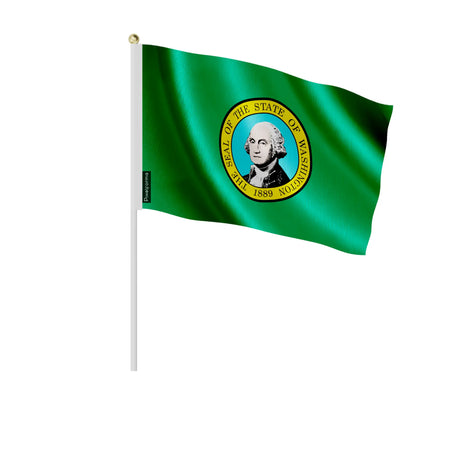 Mini drapeaux washington en polyester pour décoration festive
