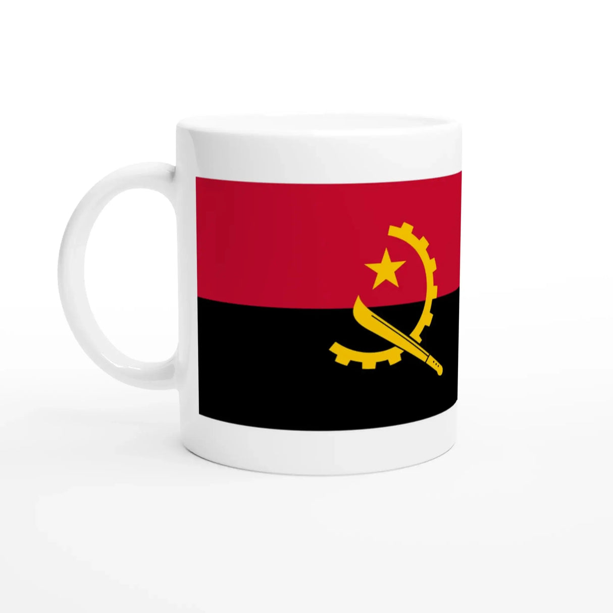 Mug drapeau angola en céramique pour boissons chaudes