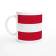 Mug drapeau autriche céramique pour boissons chaudes