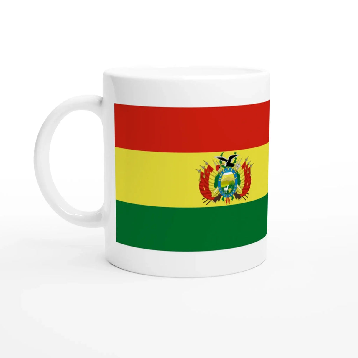 Mug drapeau bolivie en céramique pour boissons chaudes