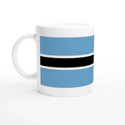 Mug drapeau botswana en céramique pour boissons chaudes