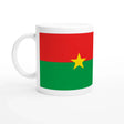 Mug drapeau burkina faso en céramique pour boisson chaude