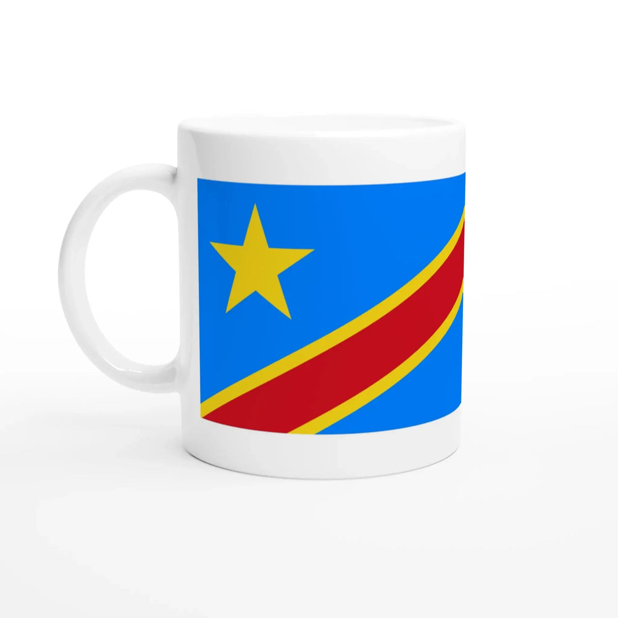 Mug drapeau congo en céramique pour boissons chaudes