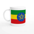 Mug drapeau éthiopie en céramique pour boissons chaudes