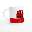 Mug drapeau gibraltar en céramique pour boisson chaude