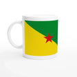 Mug drapeau guyane en céramique pour boissons chaudes