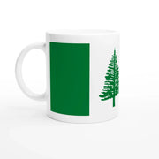Mug drapeau île norfolk en céramique pour boisson chaude