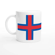 Mug drapeau îles féroé en céramique usage quotidien
