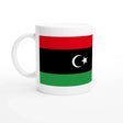 Mug drapeau libye en céramique pour boissons chaudes