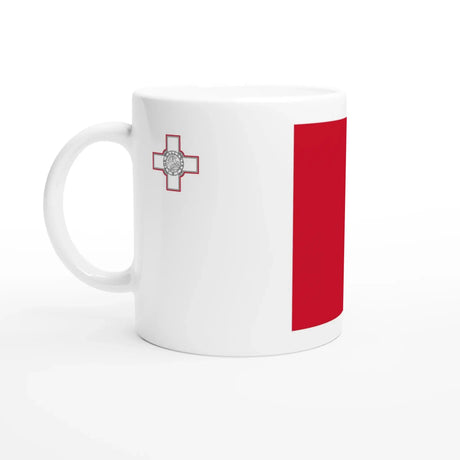 Mug drapeau malte en céramique pour boissons chaudes