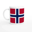 Mug drapeau norvège en céramique idéal boisson chaude