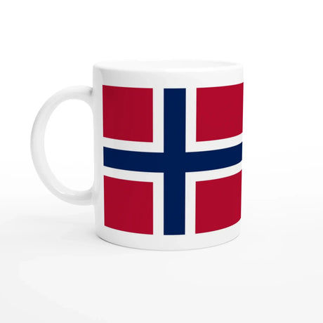 Mug drapeau norvège en céramique idéal boisson chaude