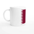 Mug drapeau qatar en céramique pour boissons chaudes