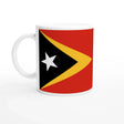 Mug drapeau timor oriental en céramique usage quotidien