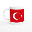 Mug drapeau turquie en céramique pour boisson chaude
