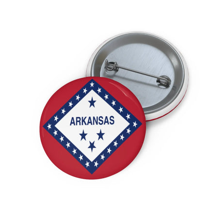 Pin’s drapeau arkansas émail rond attache métal élégante