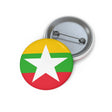 Pin’s drapeau birmanie émail attache métal ronde