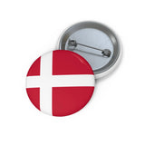 Pins drapeau danemark émail attache métal élégant
