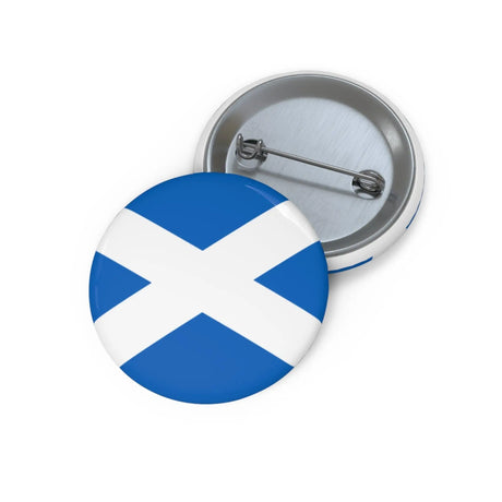 Pin’s drapeau écosse émail attache métal rond bleu