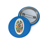 Pin’s drapeau états américains émail attache métal rond