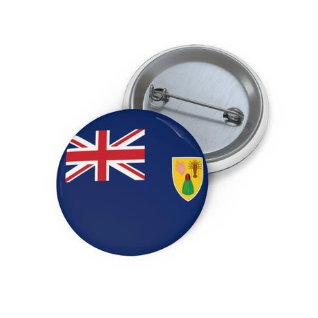 Pin’s drapeau îles turques-et-caïques émail attache métal