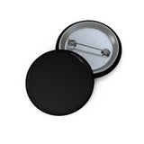 Pin’s drapeau noir émail attache métal forme ronde