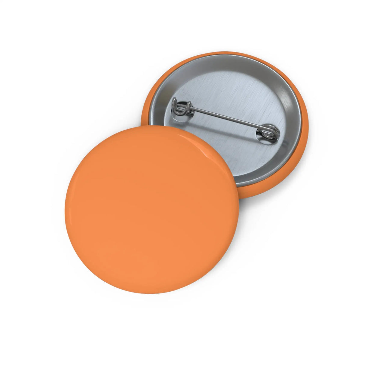 Pin’s drapeau orange émail attache métal rond élégant