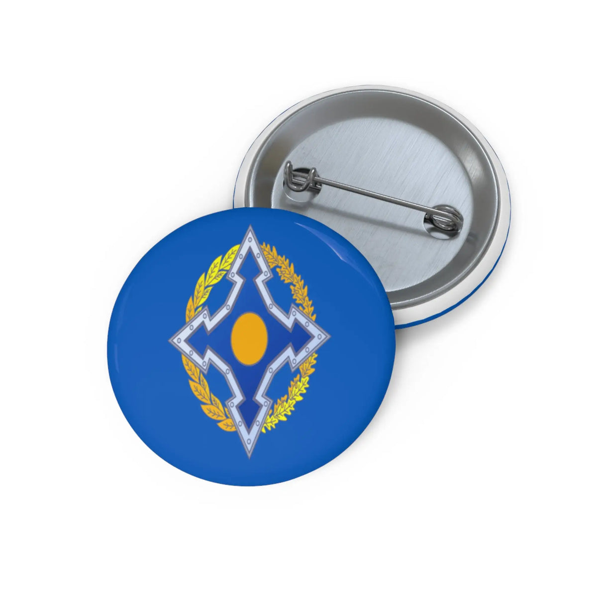 Pin’s drapeau organisation sécurité collective émail attache métal