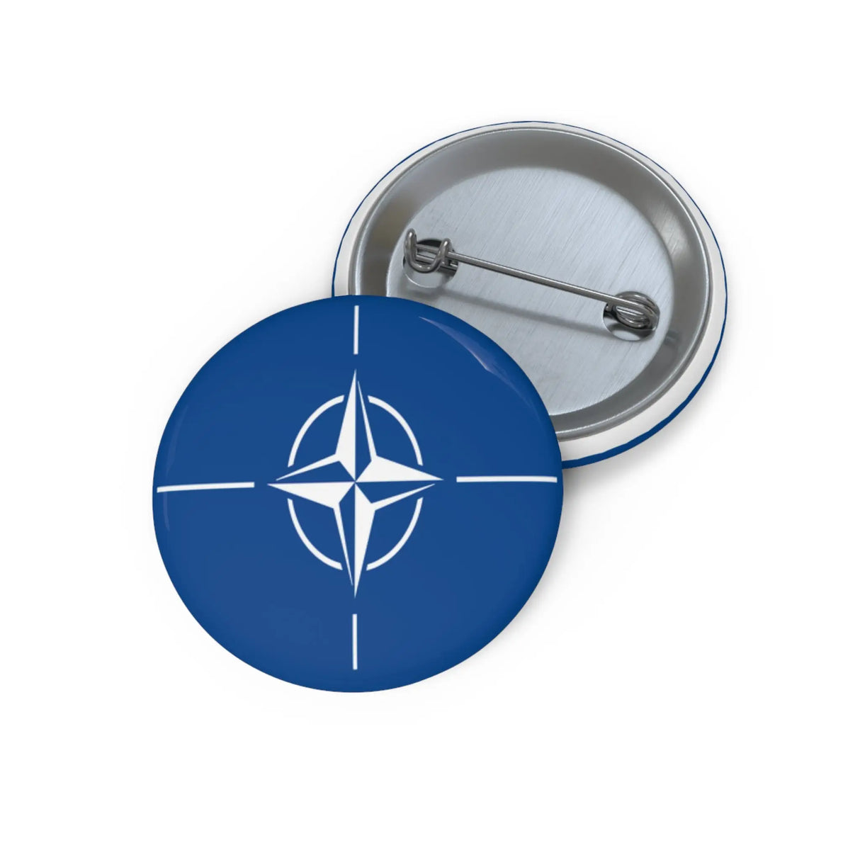 Pin’s drapeau otan émail attache métal pour vêtements