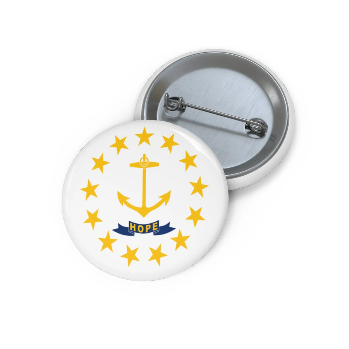 Pin’s drapeau rhode island émail rond attache métal