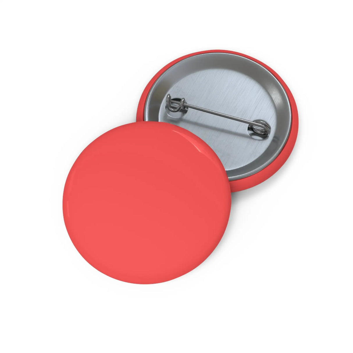 Pin’s drapeau rouge clair émail attache métal élégant