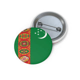 Pin’s drapeau turkménistan émail attache métal élégante