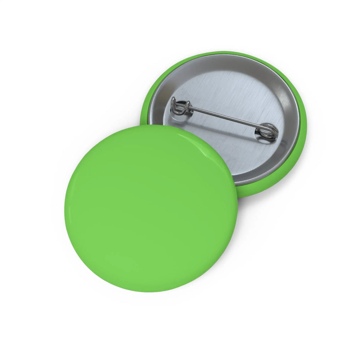 Pin’s drapeau vert émail attache métal rond élégant