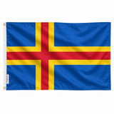 Drapeau d'Åland – Plusieurs Tailles – Polyester Résistant