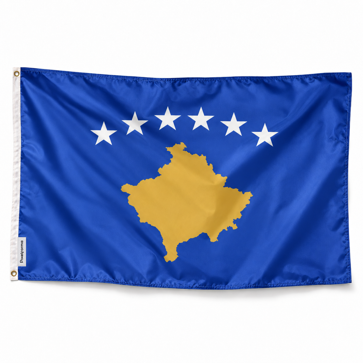 Drapeau du Kosovo – Plusieurs Tailles – Polyester Résistant