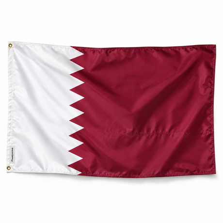 Drapeau du Qatar – Plusieurs Tailles – Polyester Résistant