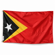 Drapeau du Timor oriental – Plusieurs Tailles – Polyester Résistant