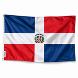 Drapeau de la République dominicaine – Plusieurs Tailles – Polyester Résistant