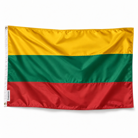 Drapeau de la Lituanie – Plusieurs Tailles – Polyester Résistant