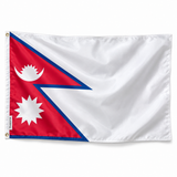 Drapeau du Népal – Plusieurs Tailles – Polyester Résistant