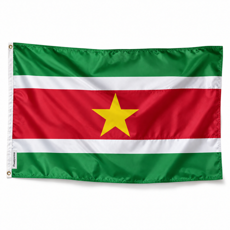 Drapeau du Suriname – Plusieurs Tailles – Polyester Résistant