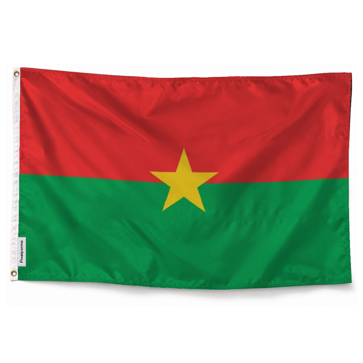 Drapeau du Burkina Faso – Plusieurs Tailles – Polyester Résistant