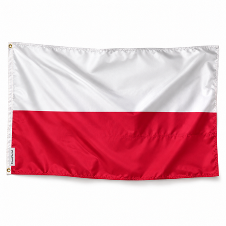 Drapeau de la Pologne – Plusieurs Tailles – Polyester Résistant