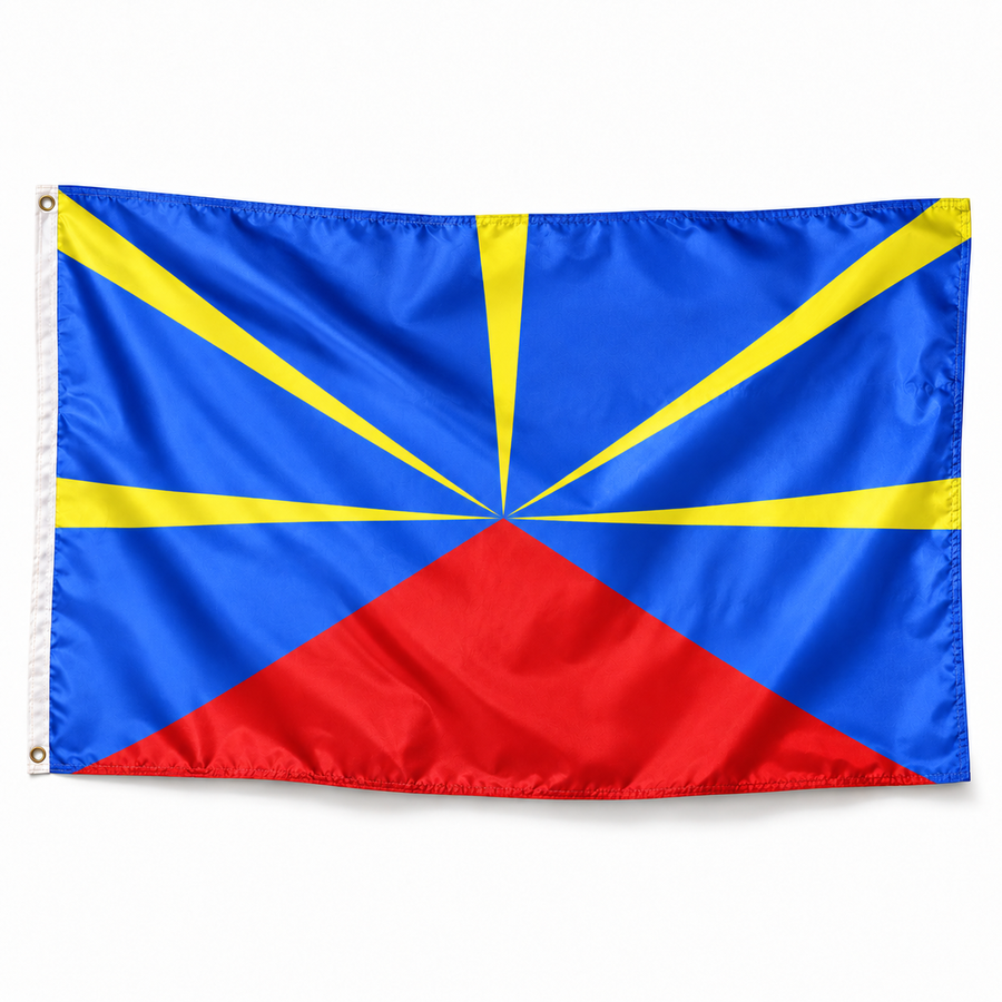 Reunion Island Flag – Multiple Sizes – Durable Polyester